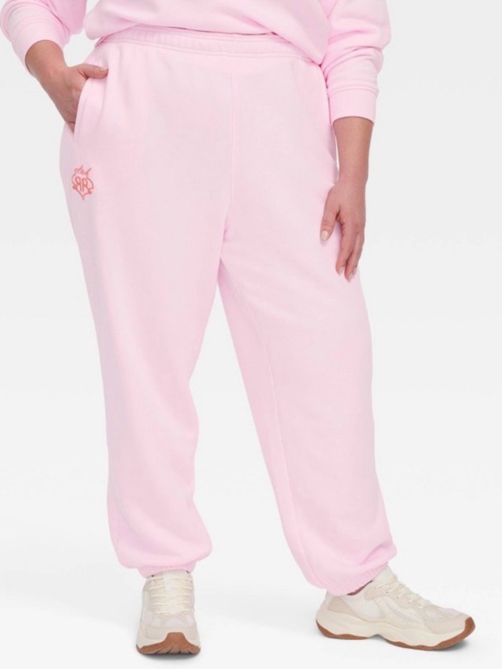 EUC - Roller Rabbit x Target Jogger Sweatpants Soft Pink - Woman's M